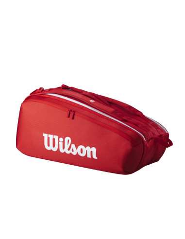 Raquetero Wilson Super Tour Rojo 9PK | FOMPlay