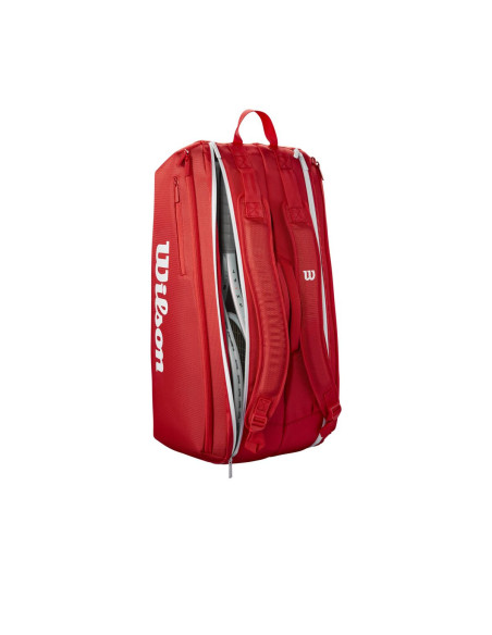 Raquetero Wilson Super Tour Rojo 9PK | FOMPlay