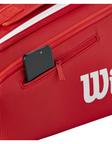 Raquetero Wilson Super Tour Rojo 9PK | FOMPlay