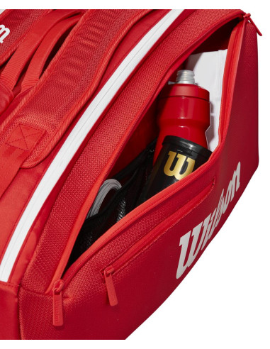 Raquetero Wilson Super Tour Rojo 9PK | FOMPlay