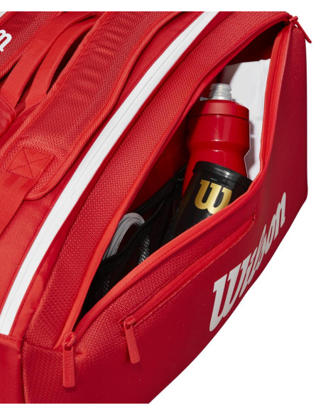 Raquetero Wilson Super Tour Rojo 9PK | FOMPlay