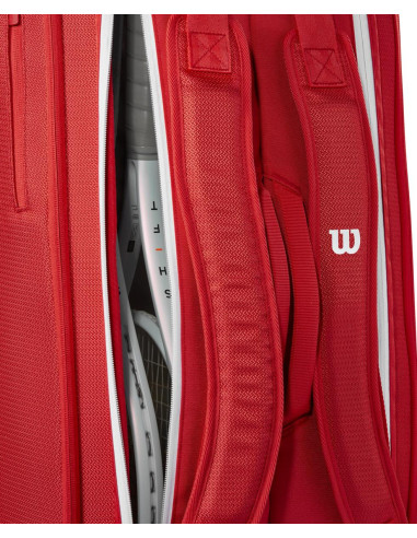 Raquetero Wilson Super Tour Rojo 9PK | FOMPlay