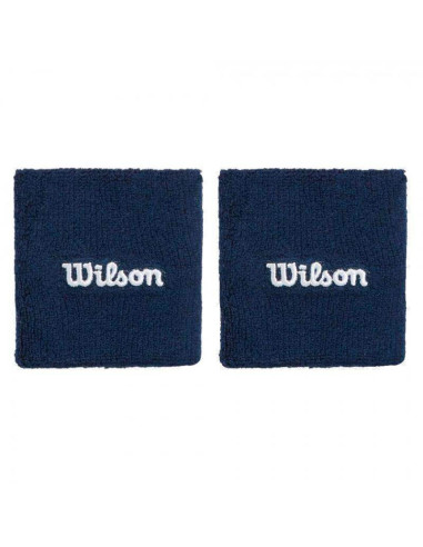 Muñequeras Wilson Azul Marino (2 Unidades) | FOMPlay