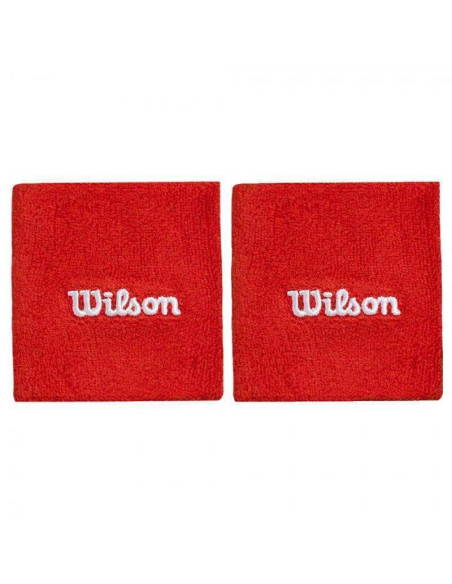 Muñequeras Wilson Rojo (2 Unidades) | FOMPlay