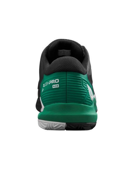 Zapatillas Wilson Rush Pro Ace Hombre Negro/Verde | FOMPlay