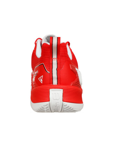 Zapatillas Wilson Rush Pro 4.5 Tierra Batida Hombre Rojo/Blanco | FOMPlay