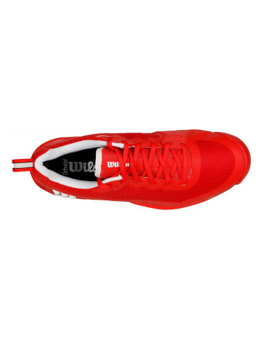 Zapatillas Wilson Rush Pro 4.5 Tierra Batida Hombre Rojo/Blanco | FOMPlay