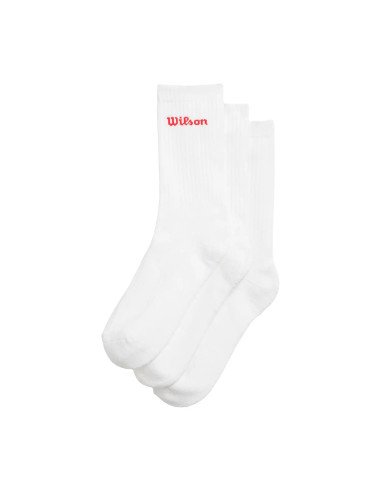 Pack 3 Calcetines Wilson Crew Blanco | FOMPlay