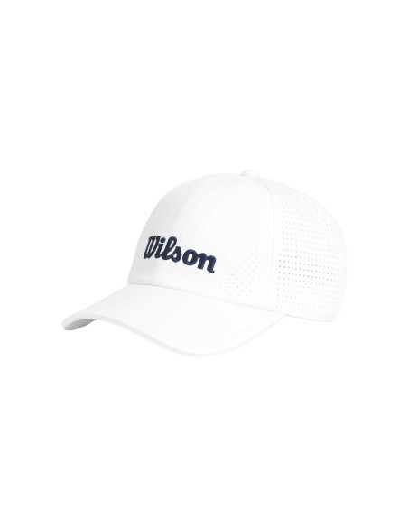 Gorra Wilson Active Perforated Blanca | Transpirable | FOMPlay