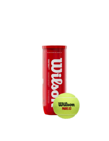 Tripack Wilson Pádel X3 Ball 3 botes | FOMPlay