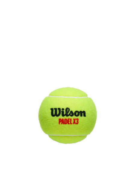 Tripack Wilson Pádel X3 Ball 3 botes | FOMPlay